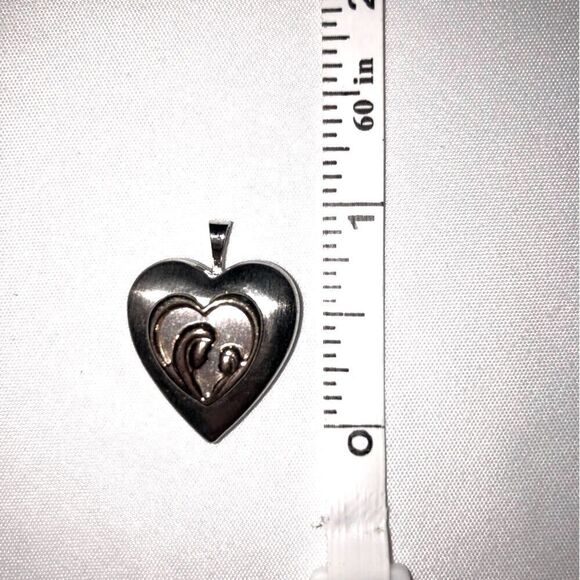 925 vintage Mom and me forever locket - Picture 5 of 10
